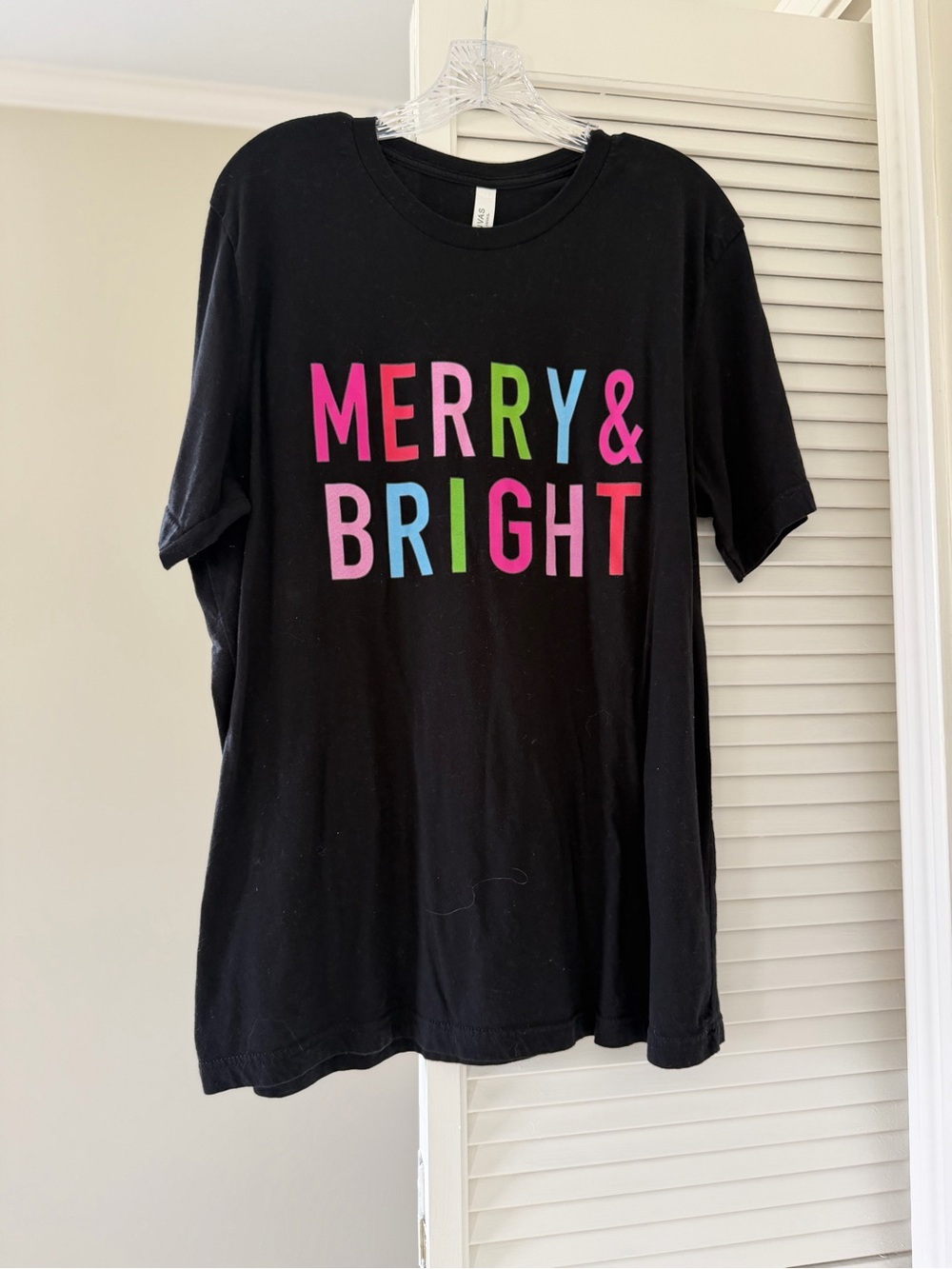 Christmas “Merry & Bright” Boutique T-Shirt